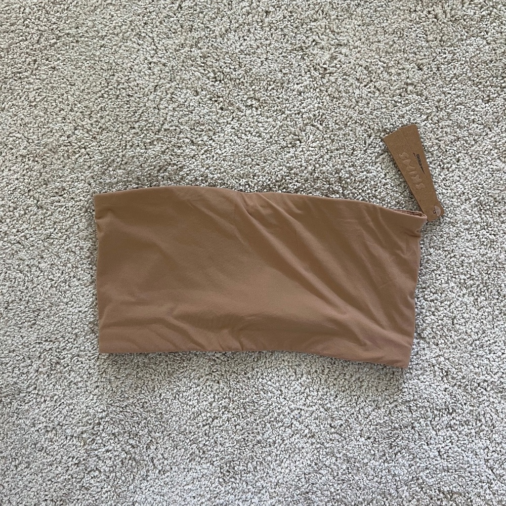 New Skims Bandeau Bra Ochre Size S